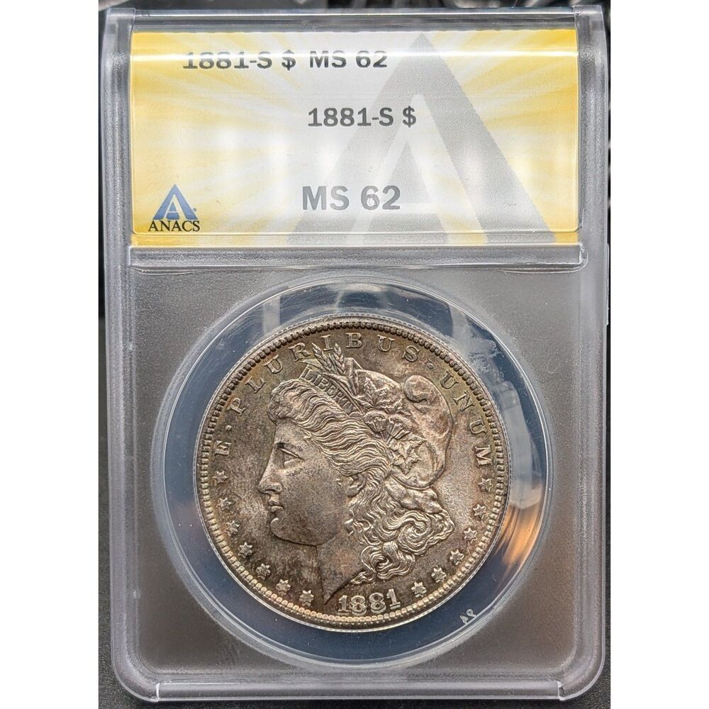 1881‑S Morgan Dollar • MS‑62 • Attractive Natural Toning